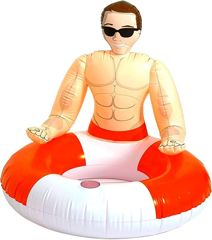 NPW Pool Float Drinking Buddies | Fun Pool Float for Parties and Relaxing | Inflatable Pool Hunk ... | Amazon (US)