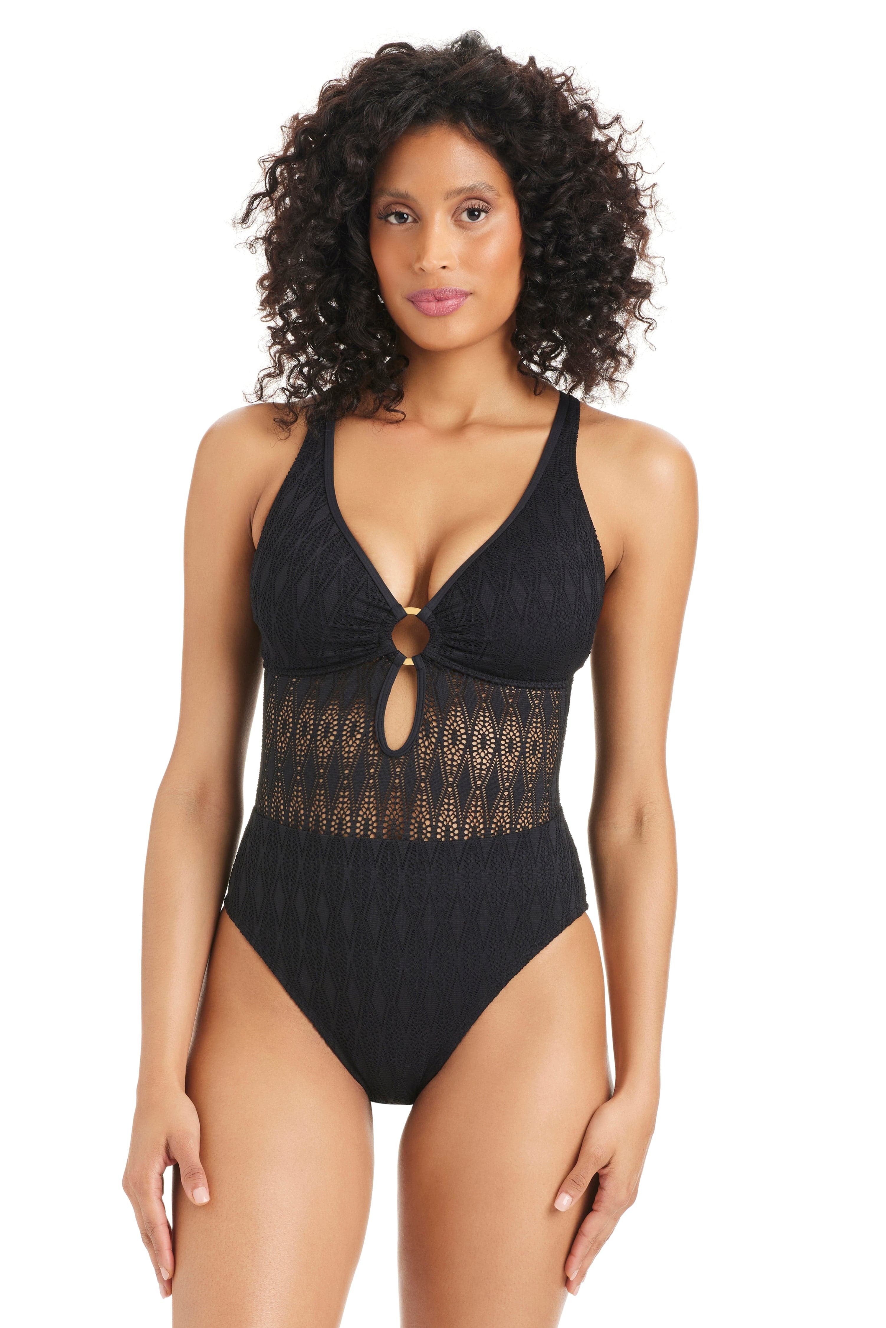 Sunkissed Crochet Ring Crossback Mio One-Piece Swimsuit | Bleu Rod Beattie