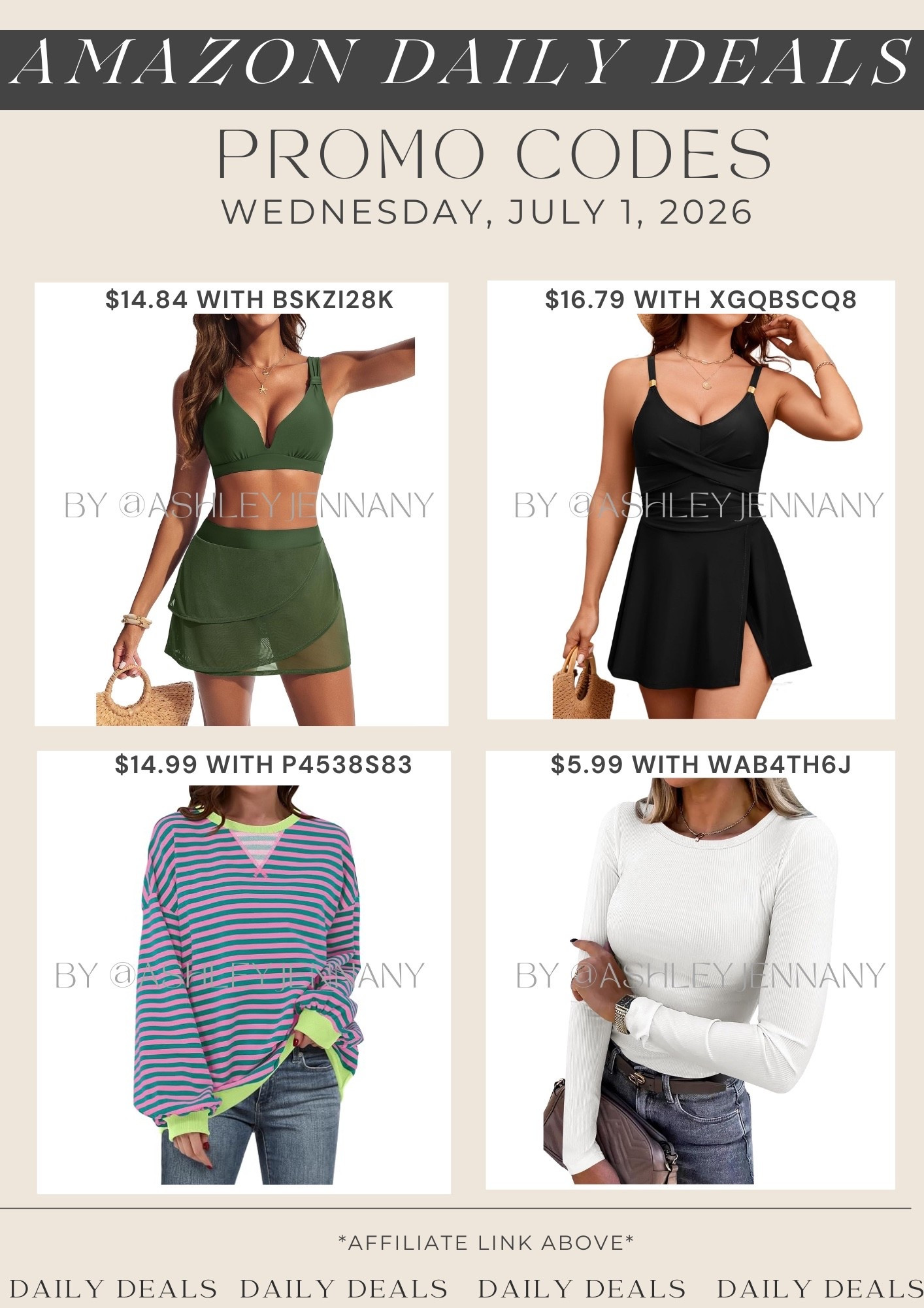 Amazon deals

#LTKMidsize #LTKSaleAlert #LTKSeasonal