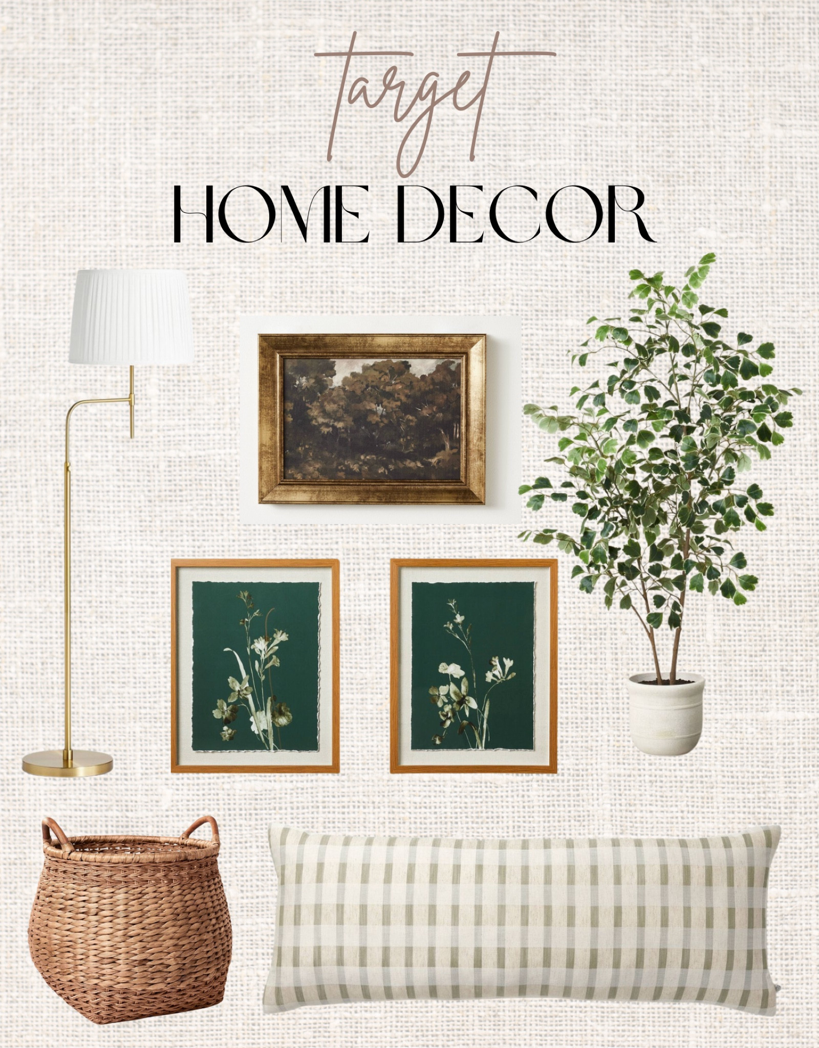 Target home finds for our new home! 🏡🤎

Home decor / Faux tree / Indoor tree /  Studio McGee / Hearth and Hand with Magnolia / Framed wall art / Brass picture frame / long lumbar pillow for bed / Body pillow / Gold floor lamp / Large wooden woven basket with handles 🧺

#LTKhome #LTKover40 #LTKSeasonal