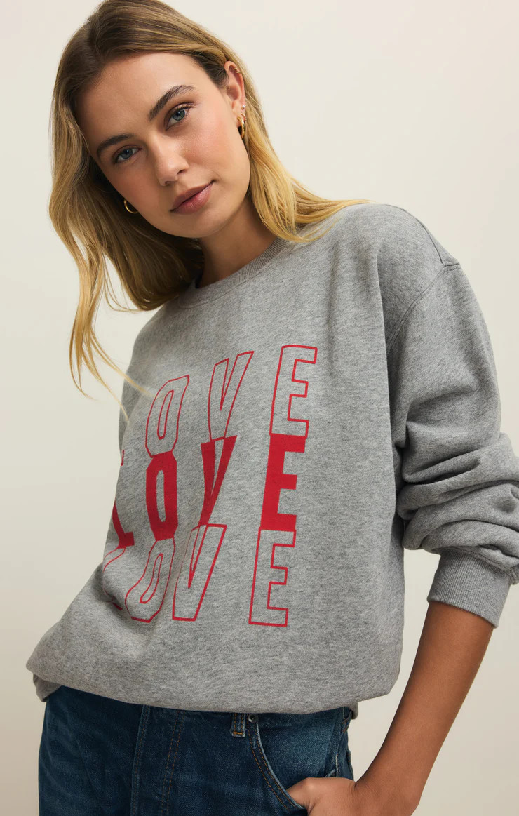 Amor Boyfriend Sweatshirt | Z Supply