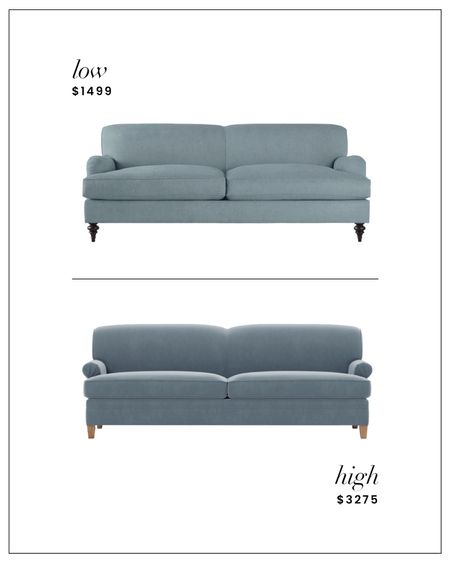 High / Low : my mohair living room sofa with a comparable velvet option… same classic shape with the English rolled arm, double bench seat cushions, and a tight back. Save or splurge for the living room...

#LTKFind #LTKhome #LTKsalealert