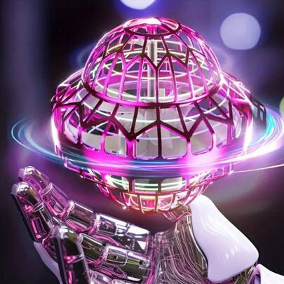 1pc Induction Flying Ball, Fingertip Gyro, Suspended Spinning Flying Disc, Outdoor Game, Parent-Child Interactive Toy, Children Toy, Birthday Gift | SHEIN