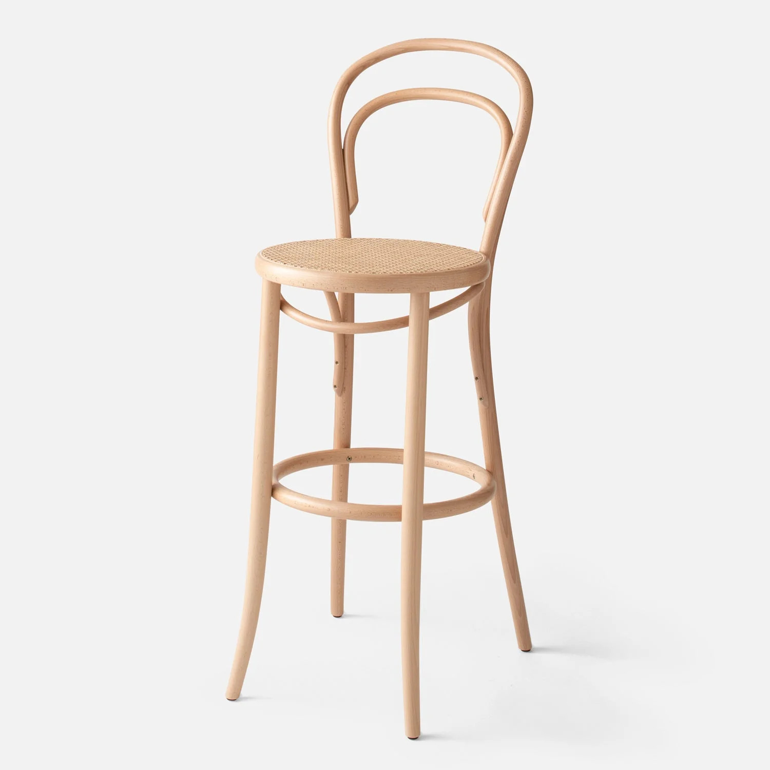 TON 14 Bentwood Caned Stool | Schoolhouse