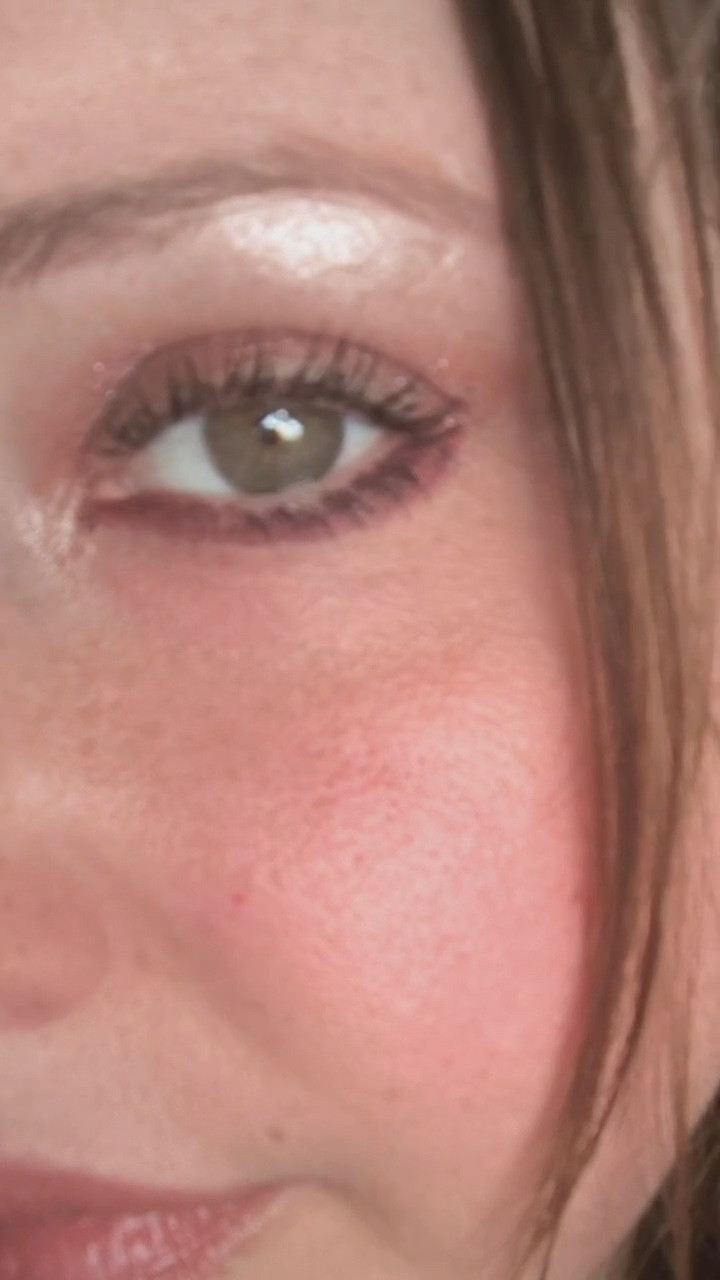 Pink shimmer on top, plum eyeliner on bottom & green eyes 💚🩷🤎

#LTKSeasonal #LTKBeauty #LTKFindsUnder50