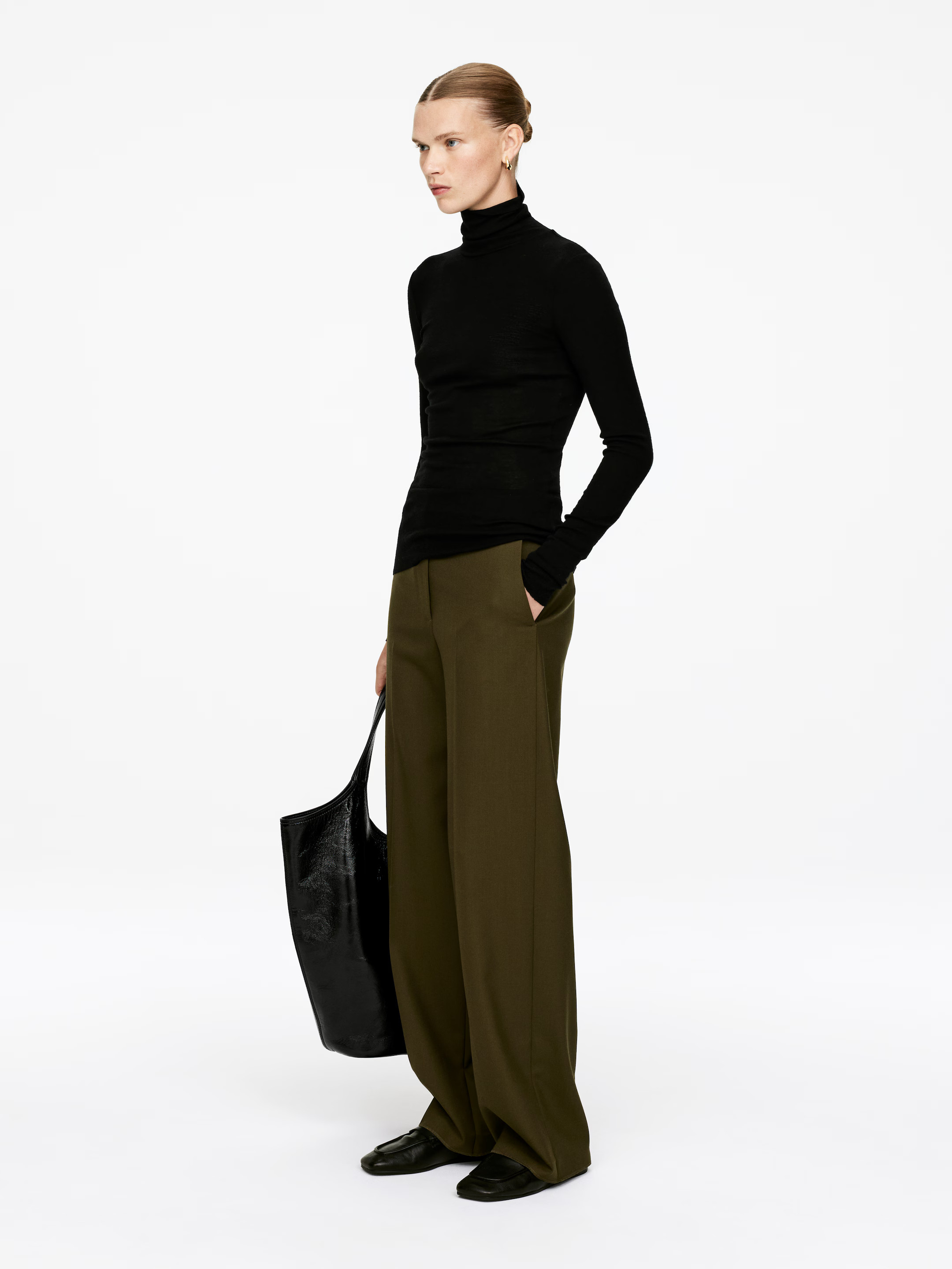 Rollkragenoberteil aus Wolle | H&M (DE, AT, CH, NL, FI)