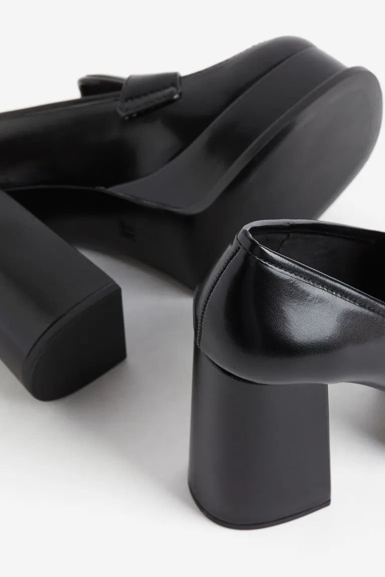 Heeled platform loafers | H&M (UK, MY, IN, SG, PH, TW, HK)