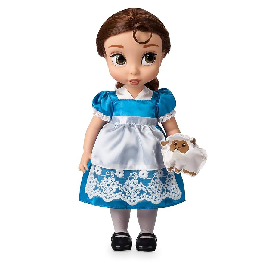 Disney Animators' Collection 16-Inch Belle Doll from Beauty & The Beast with Sheep, Fully Posable... | Amazon (US)