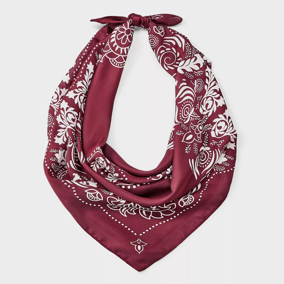 Baroque Printed Scarf - A New Day™ Maroon | Target