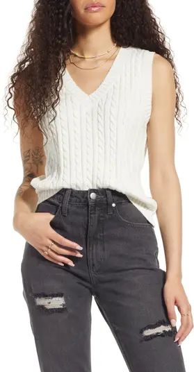 Cable Knit Sweater Vest | Nordstrom