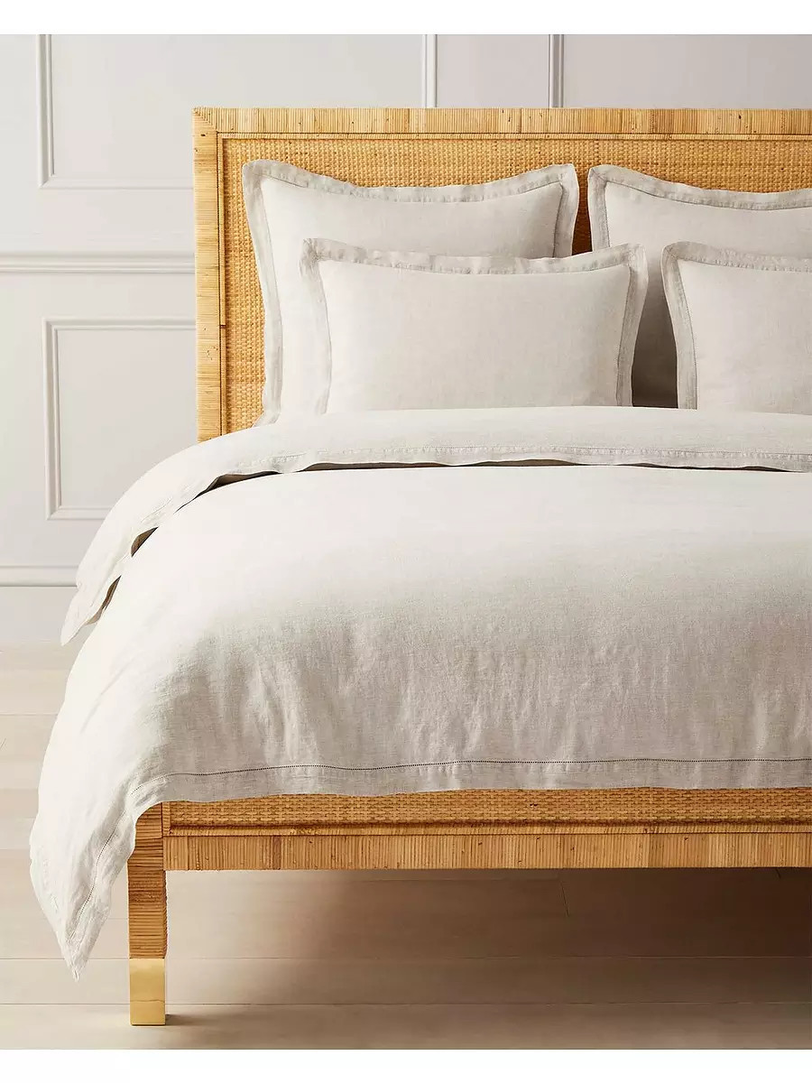 Portofino Linen Duvet Cover | Serena and Lily
