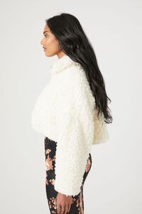 Faux Shearling Cropped Moto Jacket | Forever 21