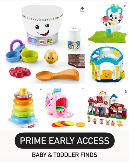 Prime day early access, prime day deals, prime day kids, baby and toddler toys, fisher price sales, kids Christmas gift, baby Christmas gift, toddler gift 

#LTKsalealert #LTKbaby #LTKkids