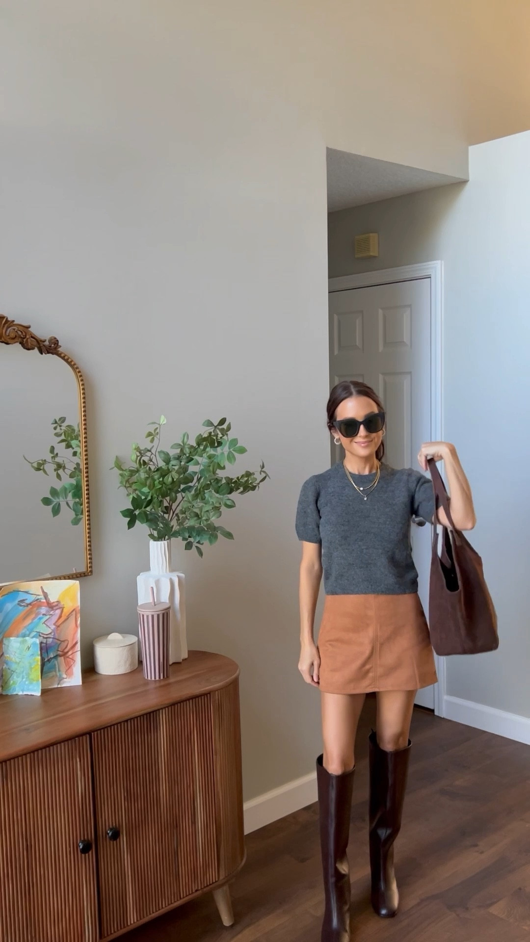Easy Fall Outfit! This camel suede skirt is Altar’d State and I can’t find the link on LTK so I’ll also link similar ones! 

#LTKFindsUnder100 #LTKPetite #LTKFallSale