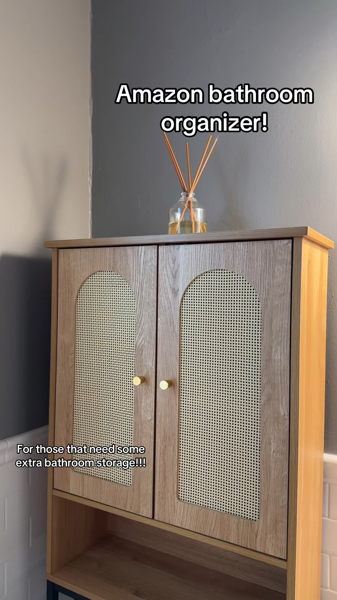 The cutest over toilet storage cabinet for our new bathroom!! 

#LTKStyleTip #LTKMostLoved #LTKHome