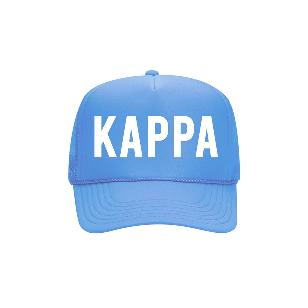 Kappa Kappa Gamma Trucker Hat , Kappa Sorority Baseball Cap, Pledge Day Gifts, Big Little Sis Rev... | Etsy (US)