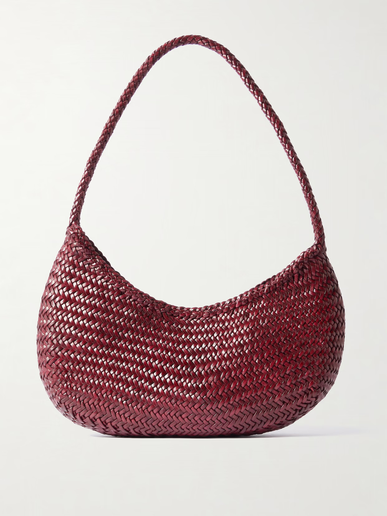 Dragon Diffusion - Nova Luna Woven Leather Shoulder Bag - Red | NET-A-PORTER (UK & EU)