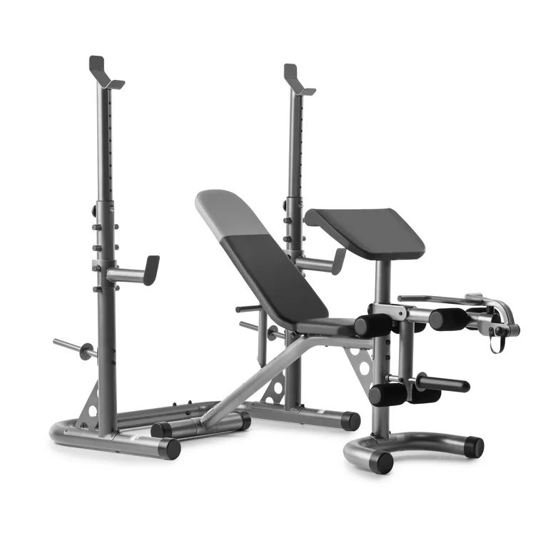 Weider XRS 20 Adjustable Bench with Olympic Squat Rack and Preacher Pad, 610 Lb. Weight Limit - W... | Walmart (US)