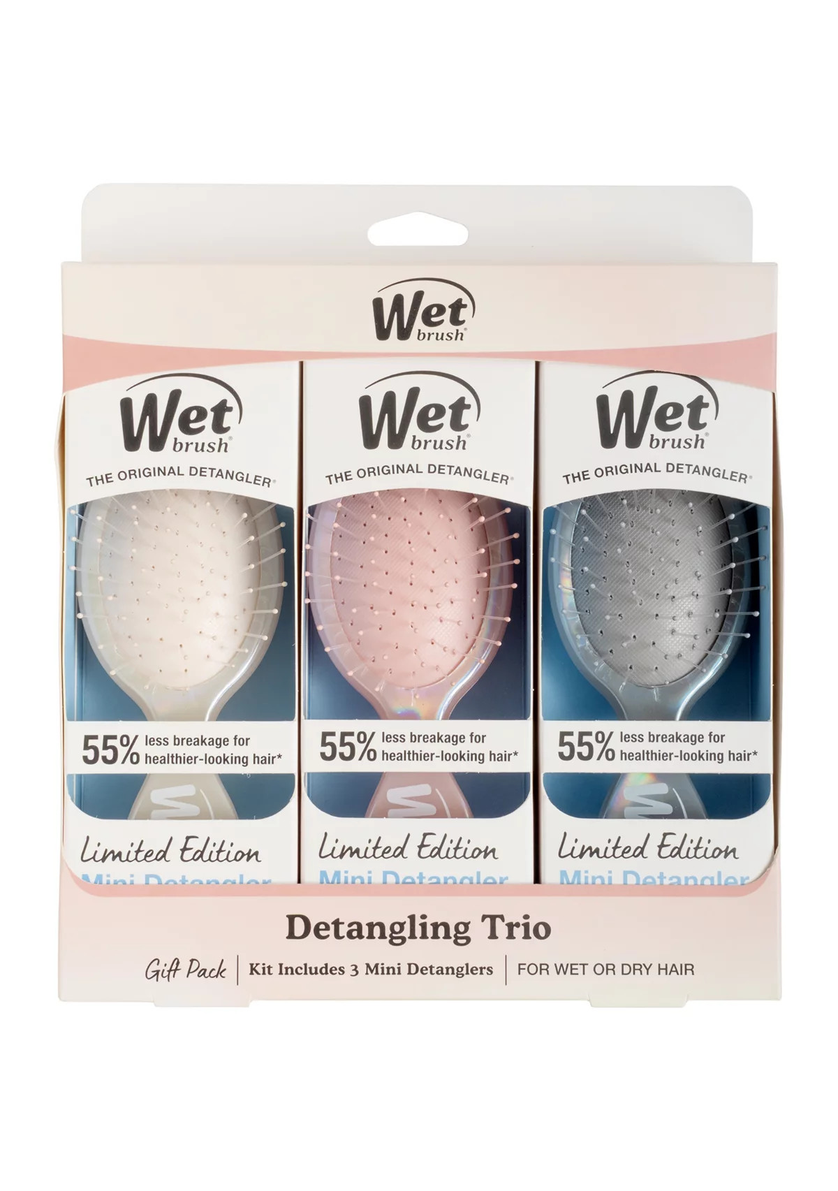 Iridescence Mini Trio Hairbrushes | Belk