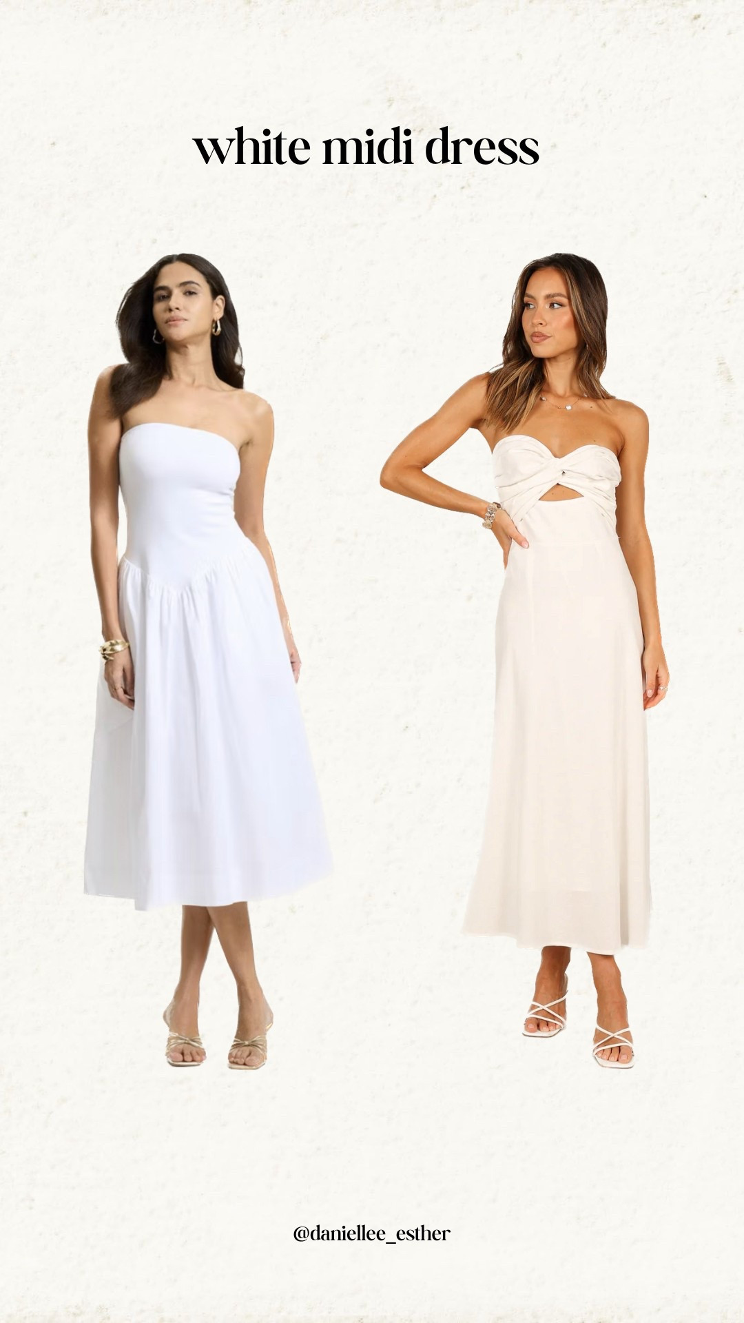 white midi dress options 

#LTKStyleTip