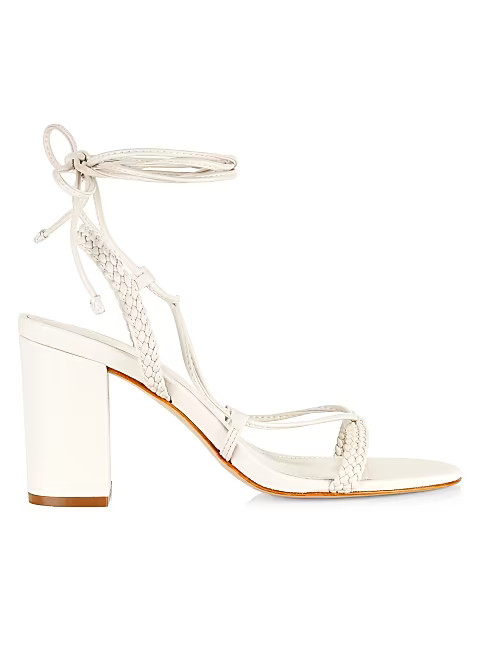 Maxima Lace-Up Block-Heel Sandals | Saks Fifth Avenue
