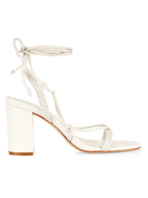 Maxima Lace-Up Block-Heel Sandals | Saks Fifth Avenue