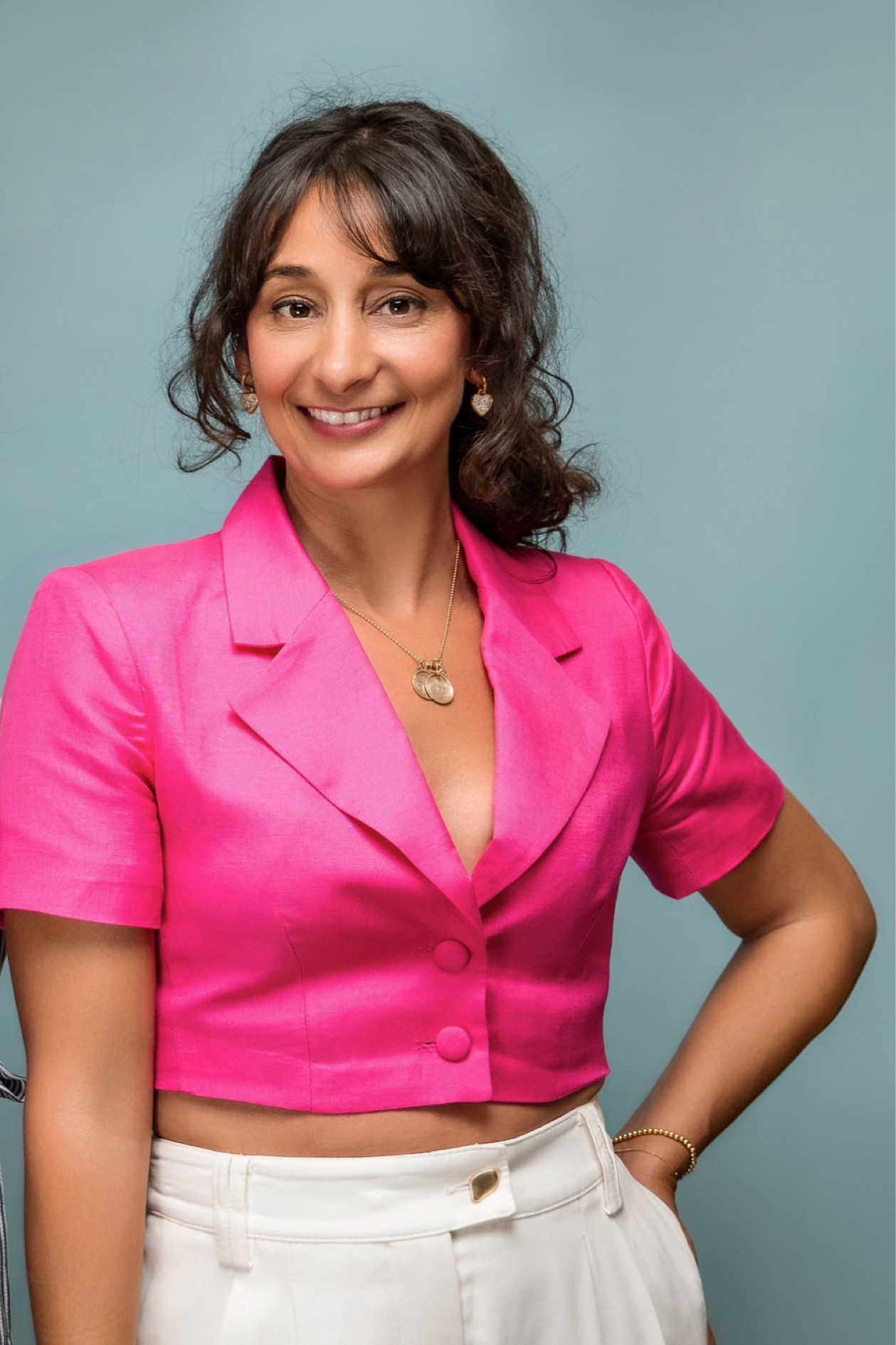 Pink Cropped blazer - dress it up or down with jeans! You will be obsessed with this one. I’m wearing a Small 

#LTKOver40 #LTKSaleAlert #LTKStyleTip
