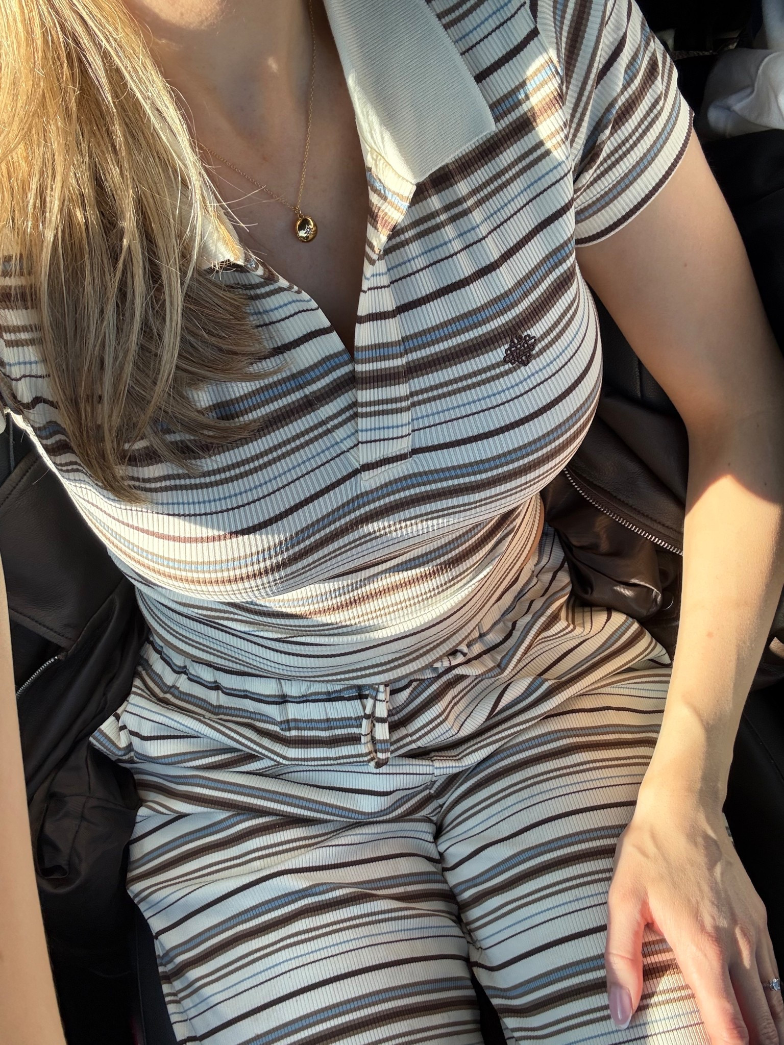 The nicest spring loungewear set. The material of this is so so nice. Perfect everyday spring outfit ideas. I wore with new balance and a brown faux leather jacket 

#LTKstyletip #LTKspring #LTKuk