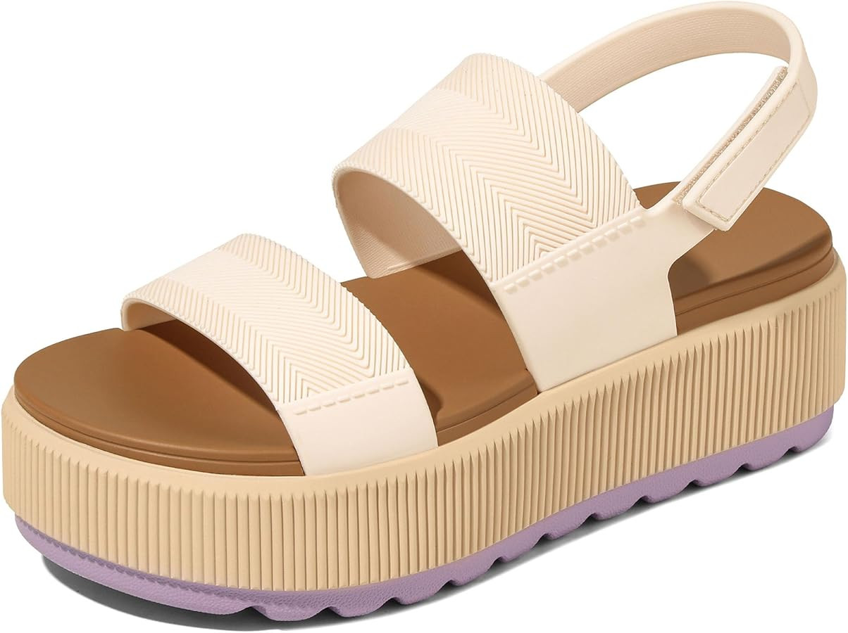 Marc Ford Platform Water Sandals for Women Chunky Wedge Lug Sole Comfortable Waterproof Summer Wa... | Amazon (US)