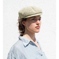 Lightweight Summer Cap in Twisted Paper With Small Peak Garçon Style. Handmade Urban Peaked For Him & Her ""Reed Green"", Gats | Etsy (US)