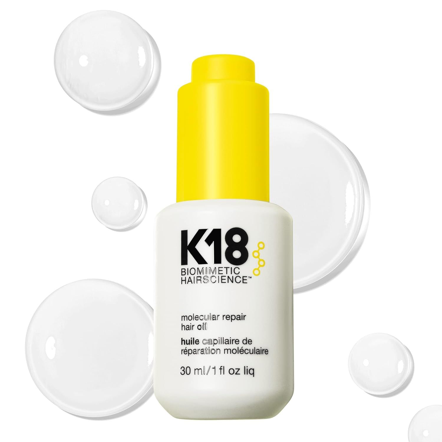 K18 Molecular Repair Hair Oil - Weightless Oil Strengthens, Repairs Damage, Reduces Frizz, Improv... | Amazon (US)