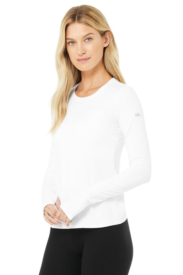 Alosoft Finesse Long Sleeve | Alo Yoga (US)