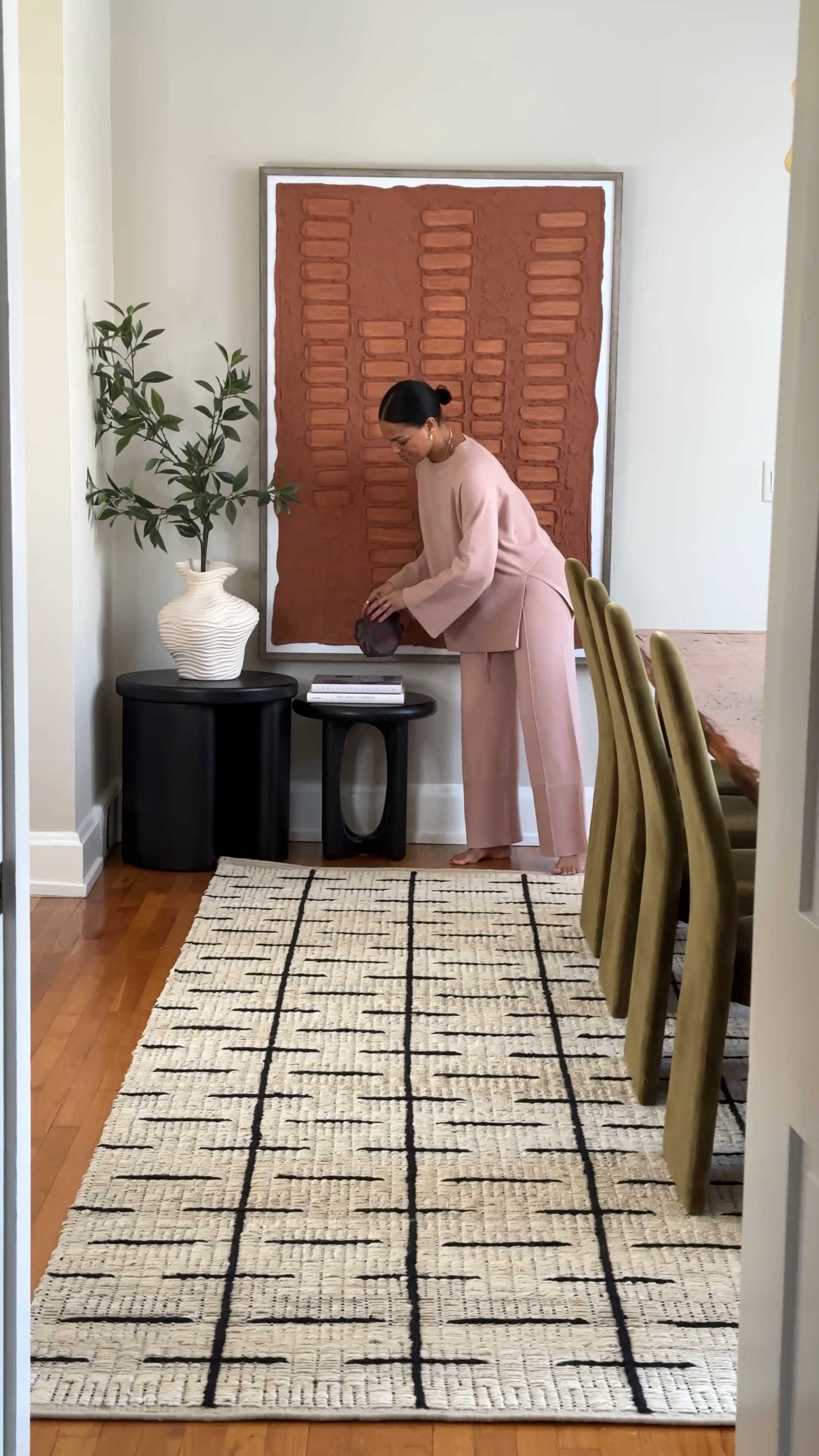 We have an old house so I wanted some old things! I jumped in my car and drove to Chicago for a warehouse sale and almost cried when I found this extra long vintage French table and stunning vintage Italian cocoon light! After I got it home @luluandgeorgia reached out to gift me some items and I knew exactly what I wanted to complete the look! I love it so much! 😭😭😭 #LuluandGeorgia The rug, chairs, side tables, vessels, and art are just perfect for my vintage finds :)


#LTKhome #LTKover40