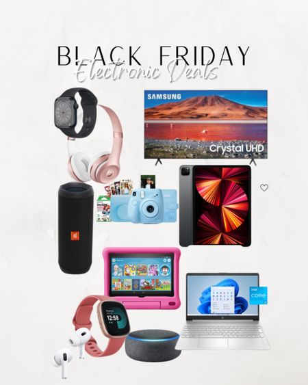 Black Friday electronic deals! ipads. Computer. Apple Watches. Headphones. Ear buds  

#LTKsalealert #LTKunder50 #LTKunder100