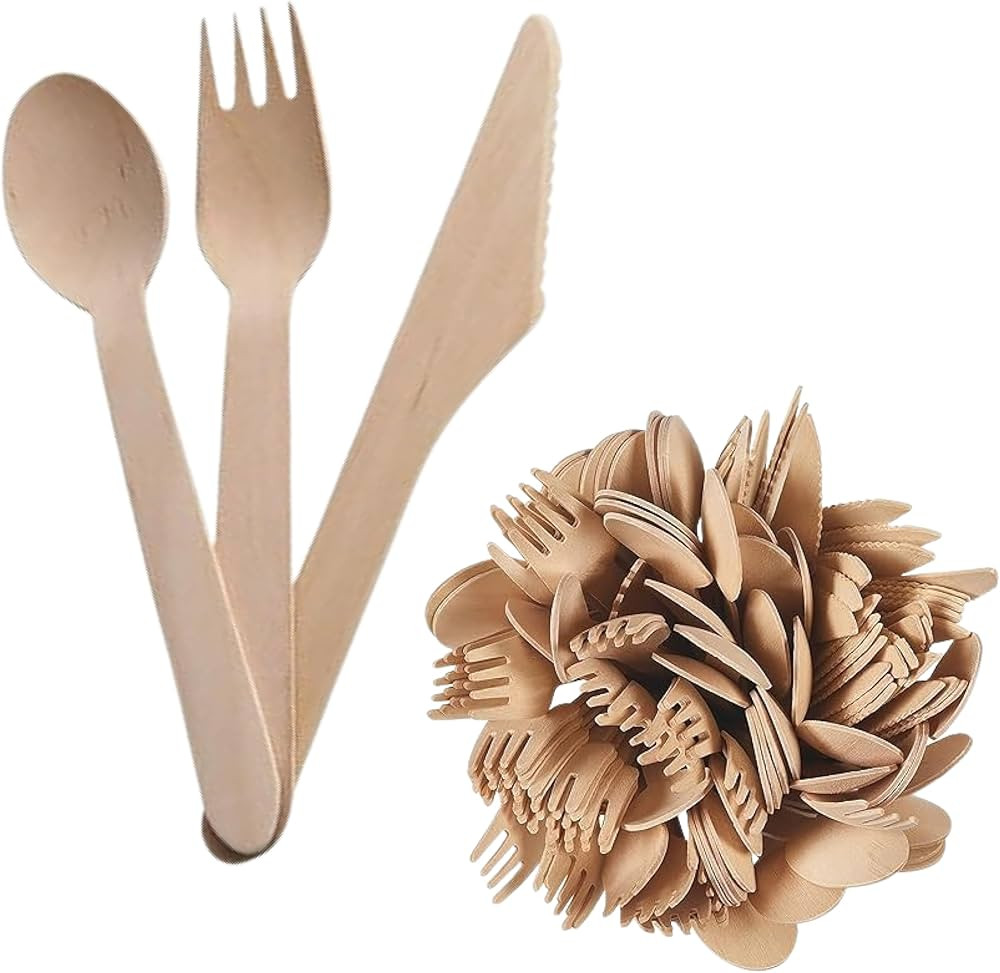 Perfect Stix Wooden Cutlery Kit. Pack of 200 | Amazon (US)