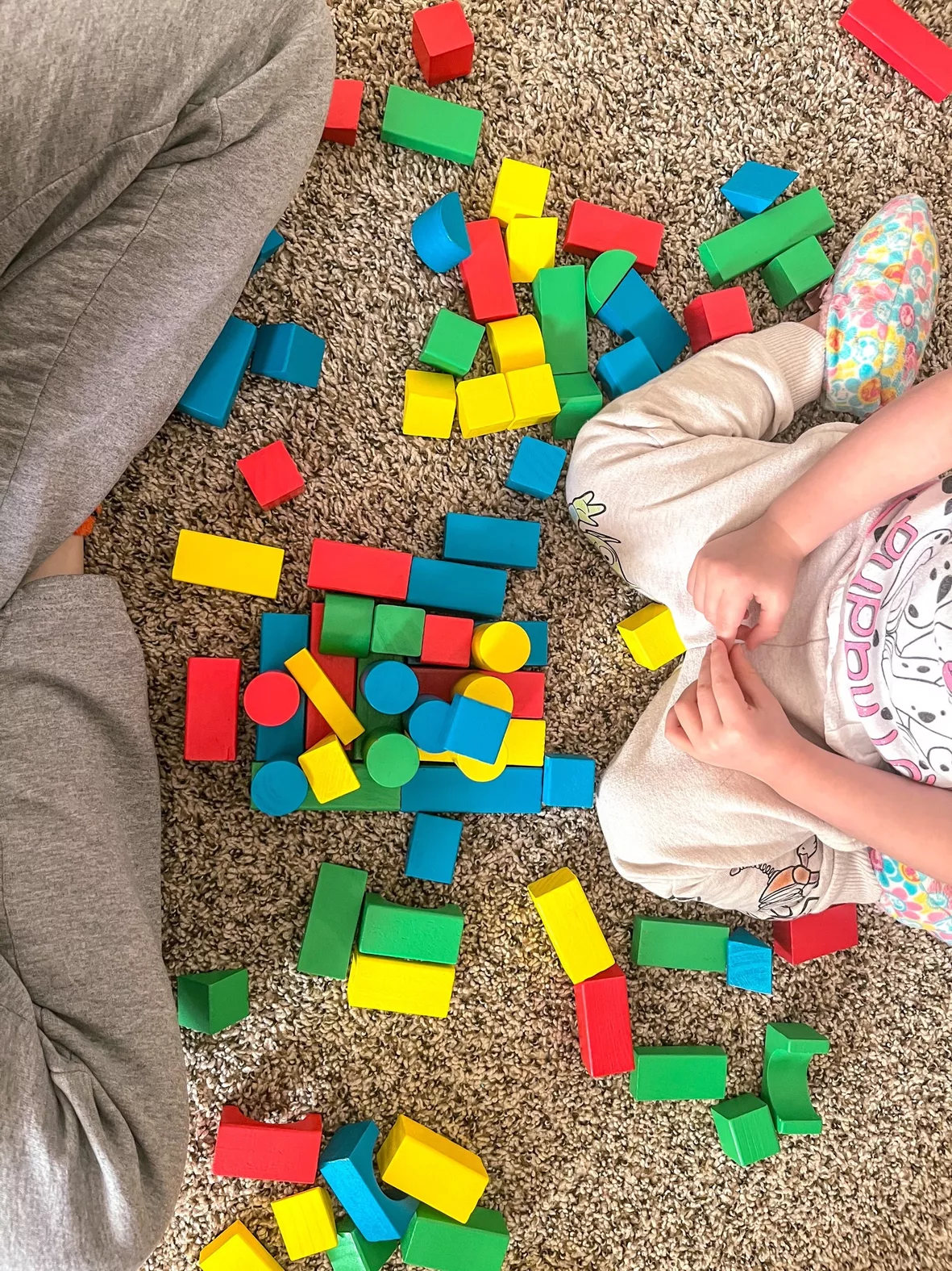 Melissa & Doug 75 Multi-Colored Wooden Blocks