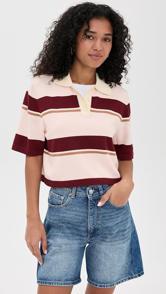 Short Sleeve Striped Polo | Shopbop