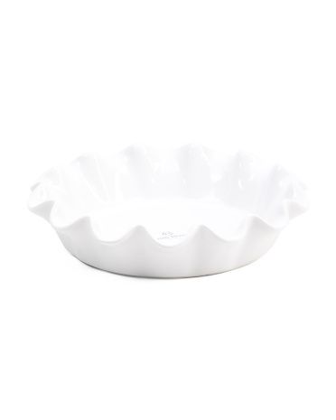 Made In France Deep And Ruffled Pie Dish | TJ Maxx