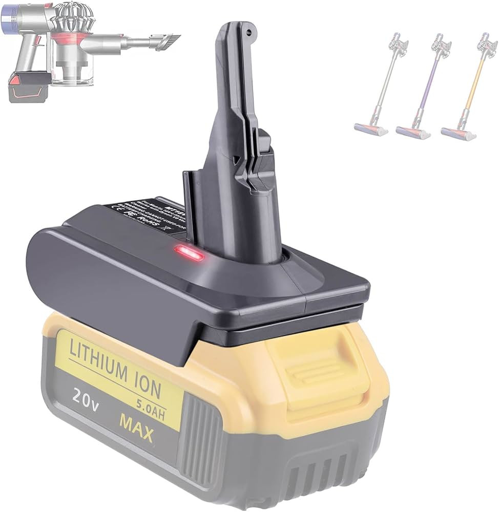 Laimiao Adapter DW20V8 for Dewalt 20V Lithium Battery Converted to Replace for Dyson V8 Battery, ... | Amazon (US)