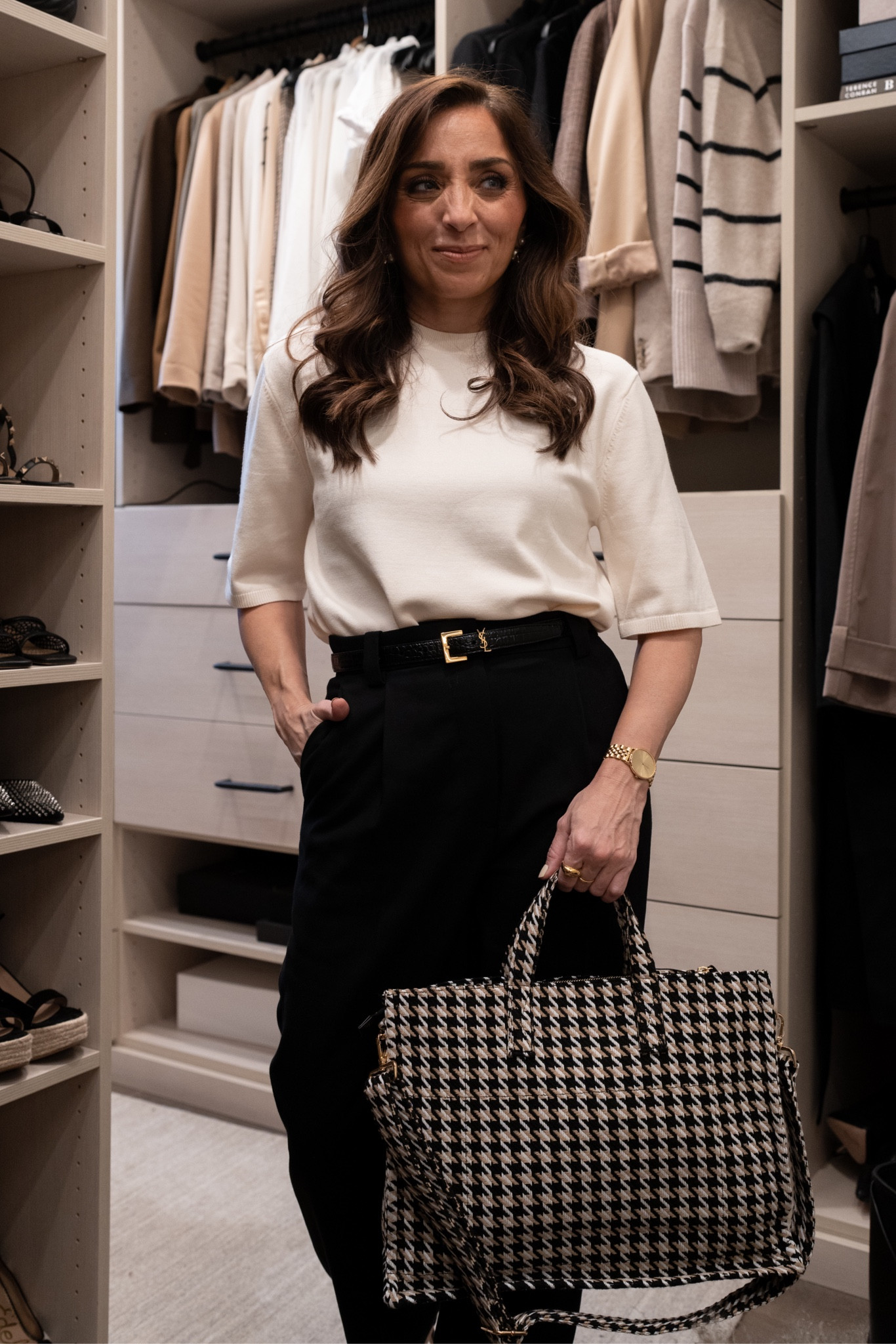 & Other stories, Ysl, Amazon fashion, Kate spade, Monica vinader, black and white fit, autumn look, capsule wardrobe, transitional outfit

#LTKstyletip #LTKSeasonal #LTKeurope