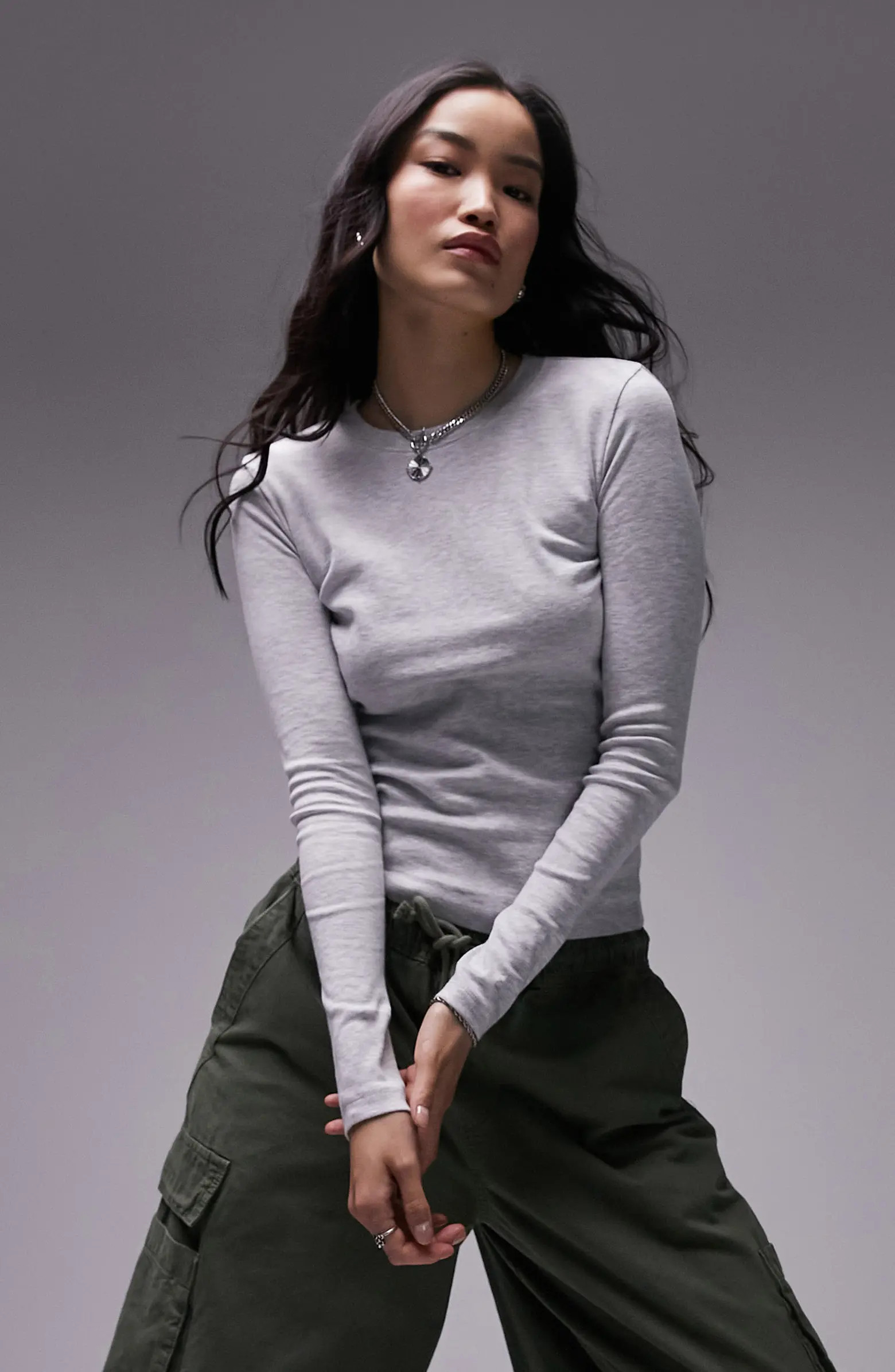 Long Sleeve Cotton Top | Nordstrom