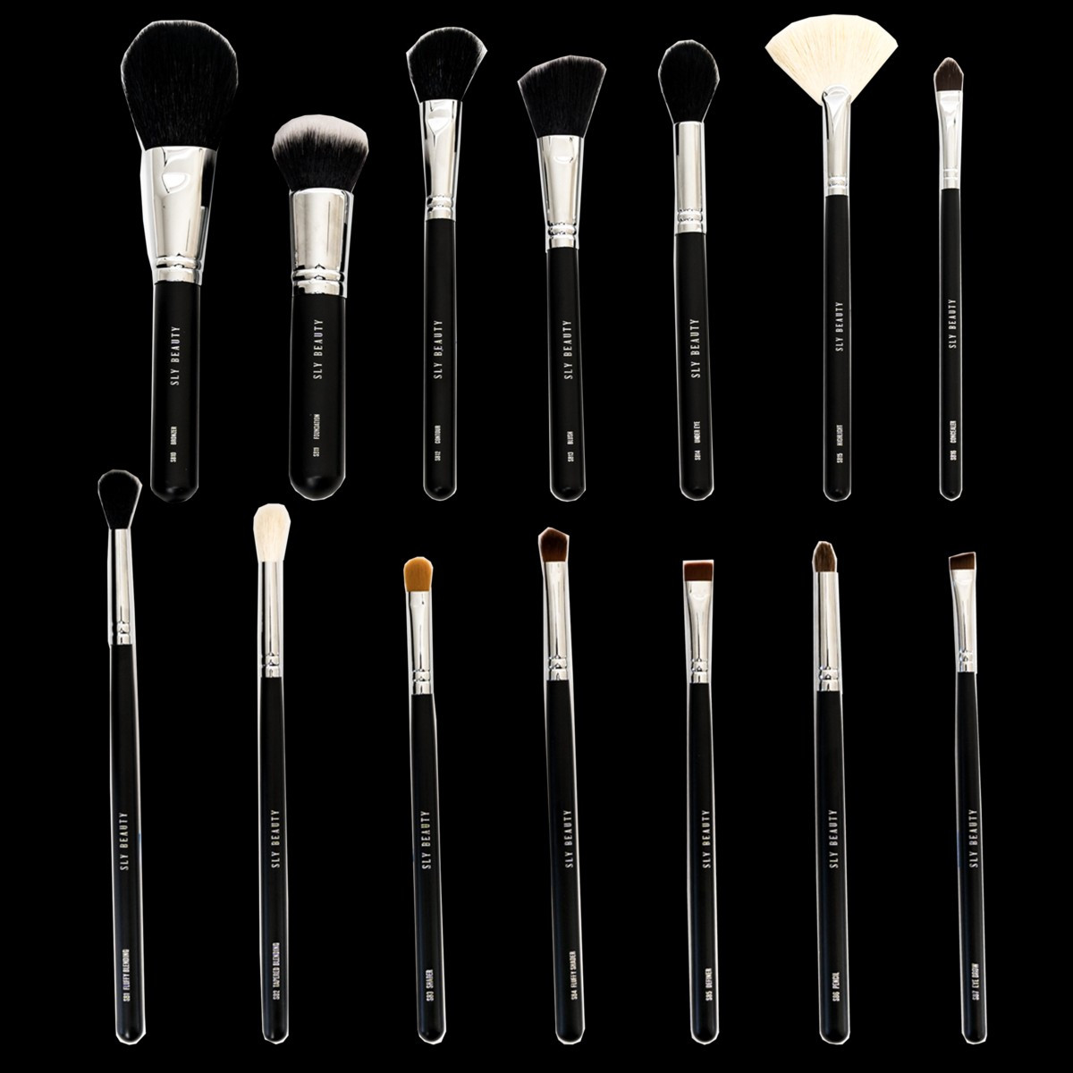 THE FACE & EYE BRUSH SET BUNDLE | Sly Beauty Cosmetics
