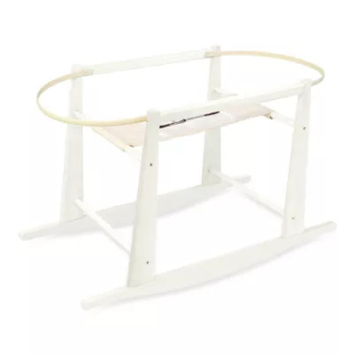 Jolly Jumper® Rocking Moses Basket Stand in Antique White | Bed Bath & Beyond