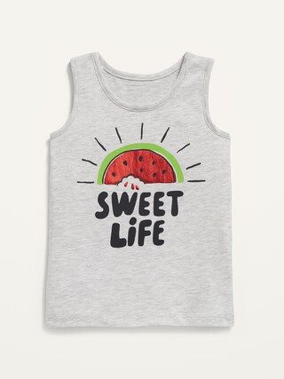 &#x22;Sweet Life&#x22; Graphic Tank Top for Toddler Boys | Old Navy (CA)