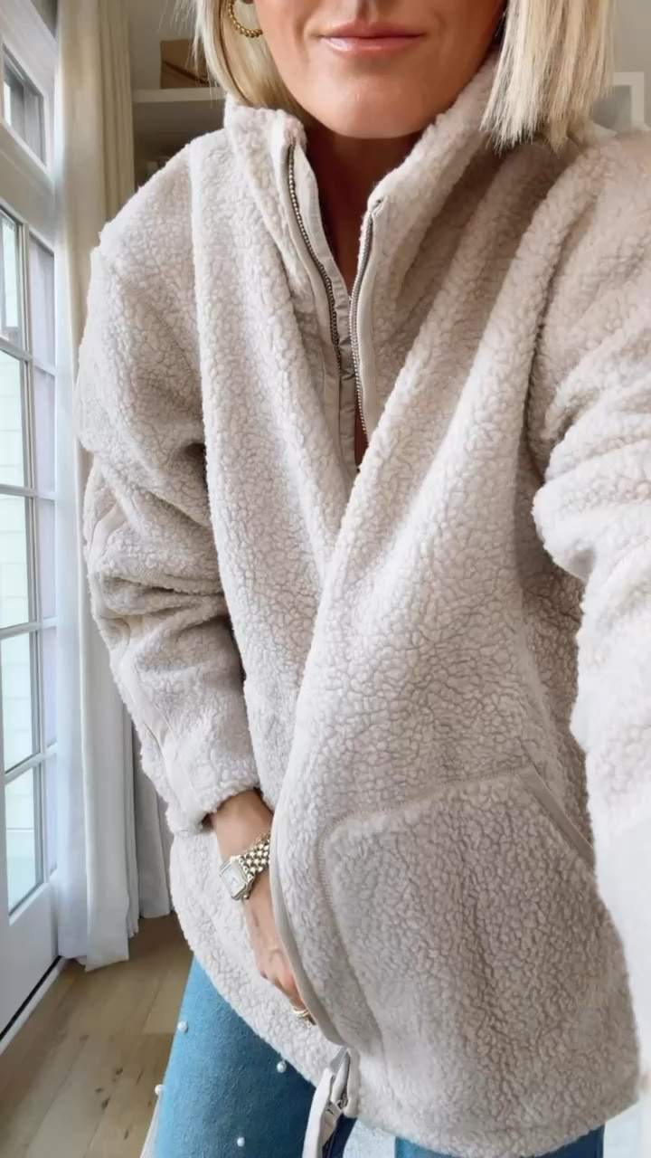 The double zippers on this jacket are so good 👏🏼! A perfect winter jacket! Wearing S/24


Loverly grey, winter outfit, jacket, coat, jeans

#LTKStyleTip #LTKSeasonal