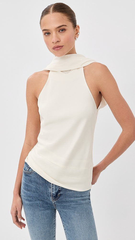 Samira Satin Cape Top | Shopbop