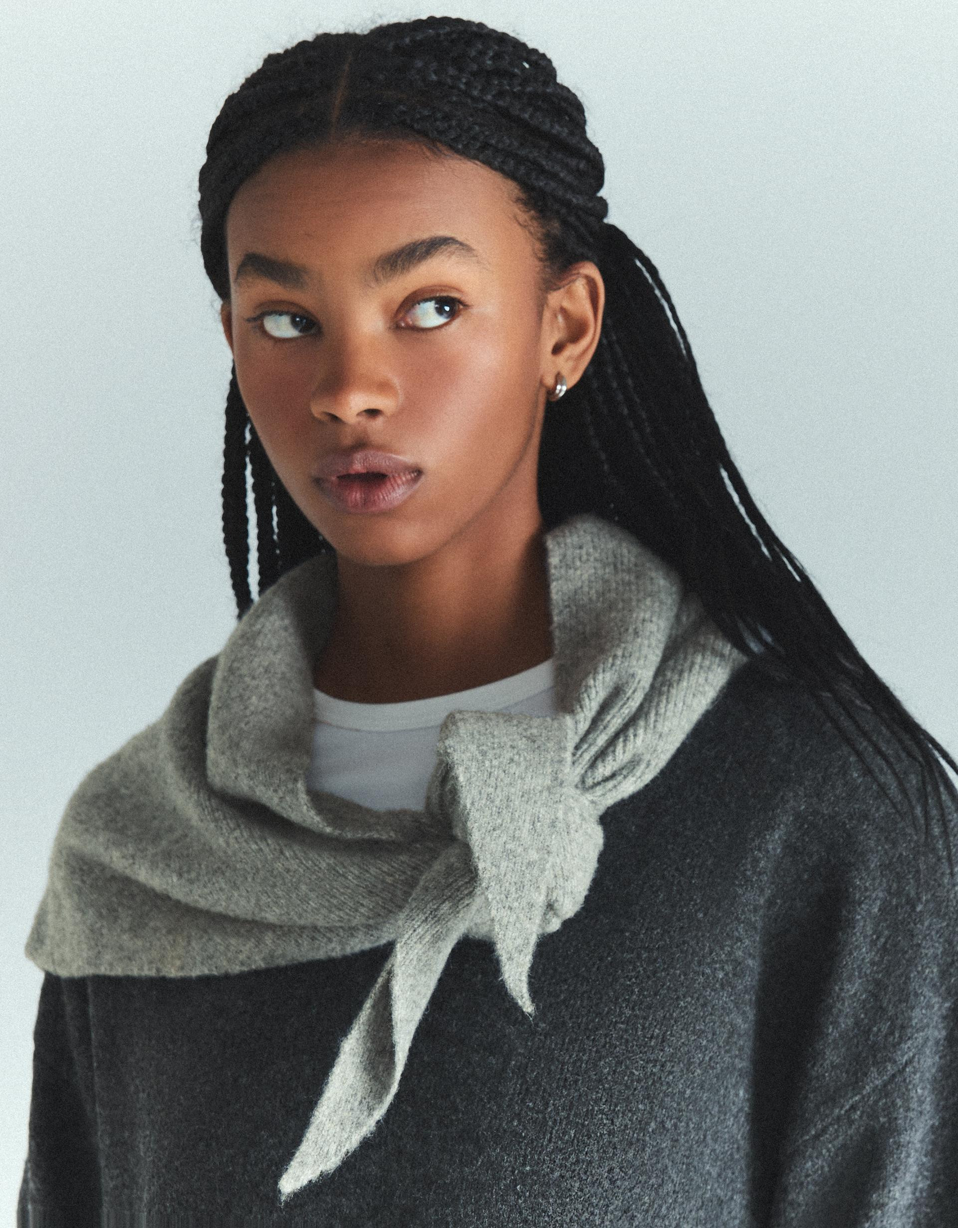 Knit neckerchief - Women | Bershka GB