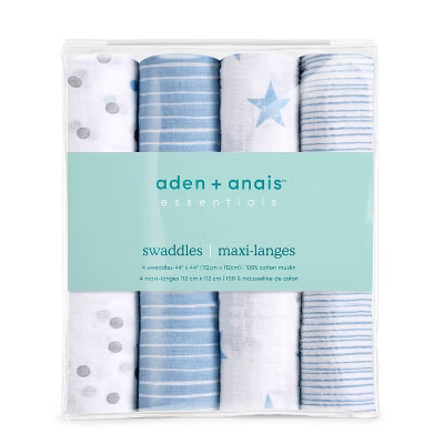 aden + anais essentials Muslin Swaddle Blankets - 4pk | Target