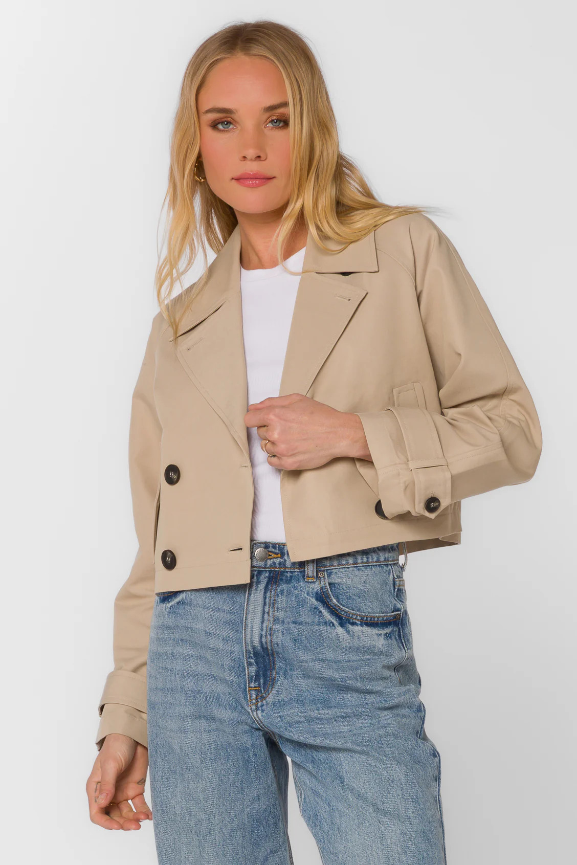 Topanga Beige Jacket | Velvet Heart Clothing