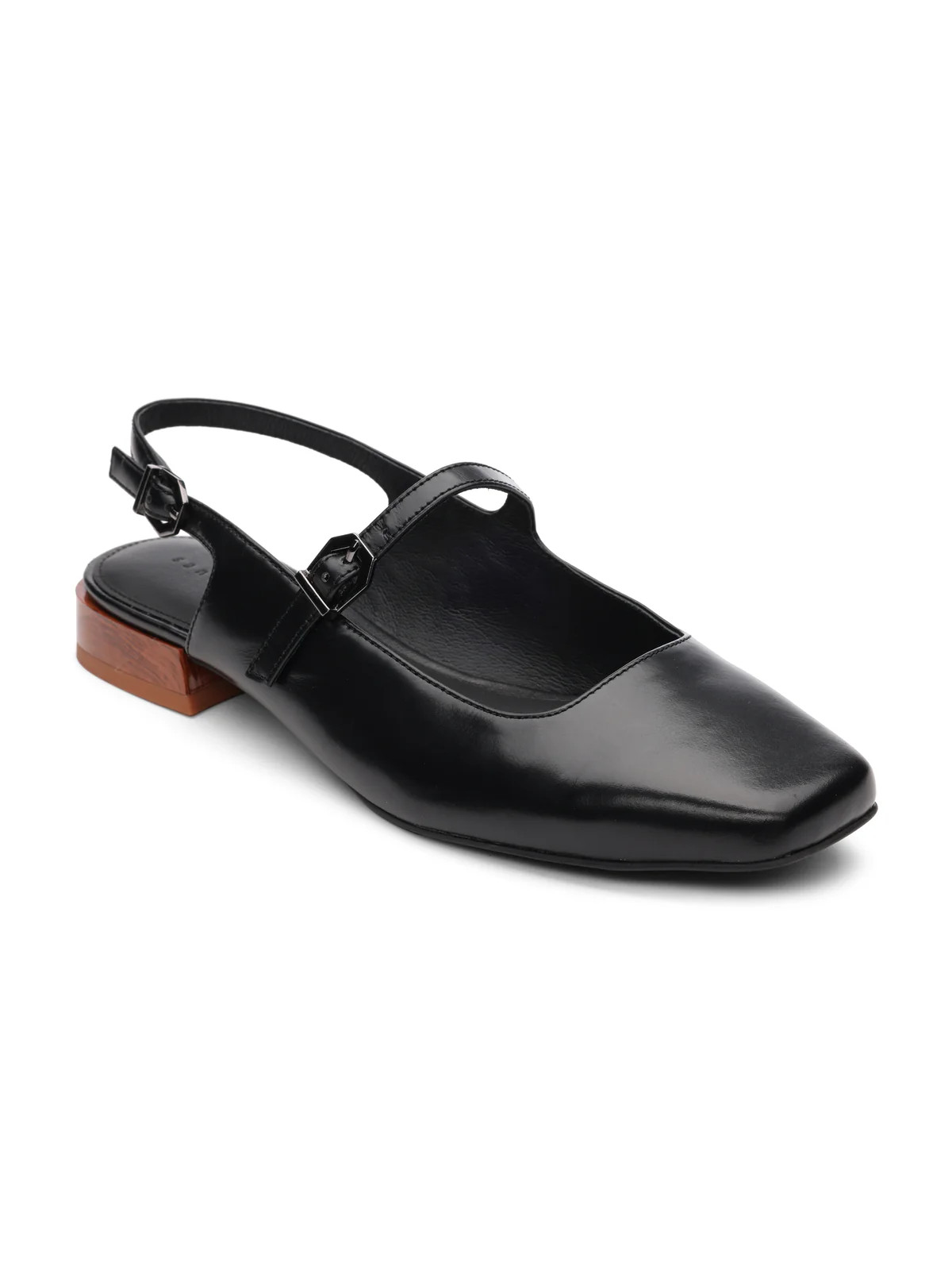 Everly Slingback Flat Black | Sanctuary Clothing